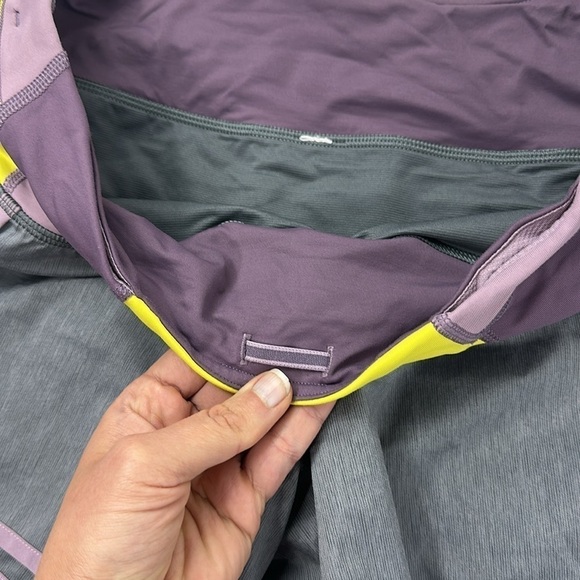 Lululemon Run Times Short Heathered Slate / Mauvelous / Fa14 Quilt 27 - Picture 2 of 7